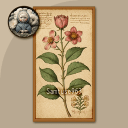 HQ Classic Flower Long Painting #1 Sellable Extra D Samtuse963