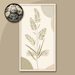 HQ Wabi Sabi Plant Long Painting #1 Sellable Extra D Samtuse963 logo