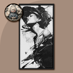 HQ Achromatic Fashion Long Painting #3 Sellable Extra D Samtuse963 project image
