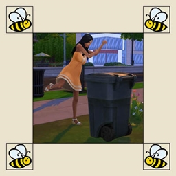 No Autonomous Kick Trashcan logo