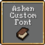 Ashen 16x Custom Font logo