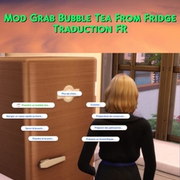 Mod Grab Bubble Tea From Fridge - Trad FR