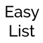 Easy List logo