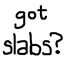 Deslabification (slabs to blocks) logo