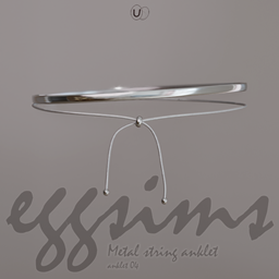 [EGGSIMS] Metal string anklet - The Sims 4 Create a Sim - CurseForge