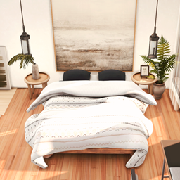 Modern Wood Style Bedroom