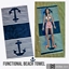 Anchor beach towel logo