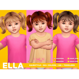 CasualSims - Ella Hairstyle Toddlers
