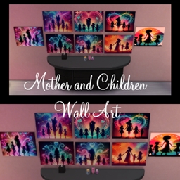 Mother and Children Wall Art logo