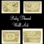 Cute Baby Themed Canvas Art