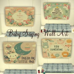 Cute Nursery Baby Canvas Wall Art logo