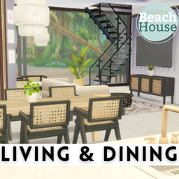 Modern Beach House - Living & Dining