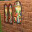 QP Stained Window Set logo