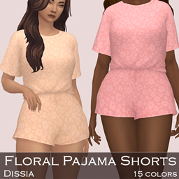 Floral Pajama Shorts logo