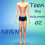 Teen Boy body preset 02 by K8RiN logo