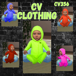 clothing cv356 recolor onesie ( base game compatible ) - The Sims 4 ...