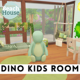 Modern Beach House - Dino Kids Room