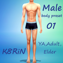 Male body preset 01 by K8RiN