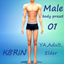 Male body preset 01 by K8RiN logo