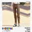 Casual Business Stretch Slim Fit Elastic Waist Pants logo