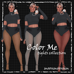 "Color Me" tights collection logo