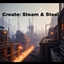 Create: Steam & Steel logo