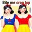 Bite me top logo