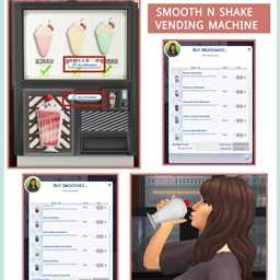 Smoothies and shakes vending machine by icemunmun Spanish translation.