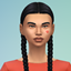 Broken heart face tattoo for sims 4 logo