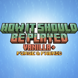 Vanilla + | How It Should Be Played logo