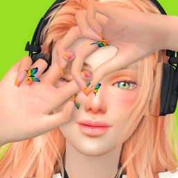 TS4 Poses “MY GIRLFRIEND” logo