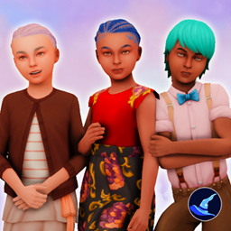(DHD) Genetic Unnatural Hair Colours for Little Sims logo