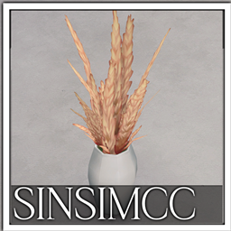 Large Wheat Plant logo