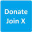 DonateJoinX logo