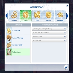 Twilight Years Aspiration By KiaraSims4Mods Spanish Translation