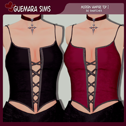 Modern Vampire Top I (Added swatches in monocolor)