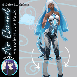 [JBTN] Air Elemental Female Boots - Gallery - The Sims 4 Create a Sim ...