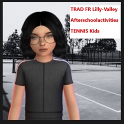 French traduction of Lilly-Valley afterschool activities tennis (kids)