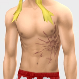 All Might Scar logo