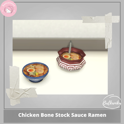 Chicken Bone Stock Sauce Ramen