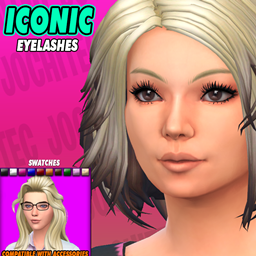 Iconic eyelashes by Jochi logo