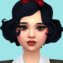 Snow White Fairytale character NoCC and cc version logo