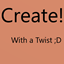 Create! With a Twist logo
