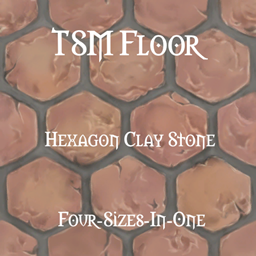 TSM Floor -   Hexagon Floor Clay Tiles