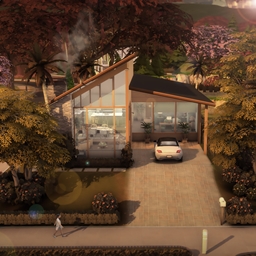 Beautiful Autumn House