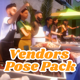 Food stall Vendors | Pose Pack (12)