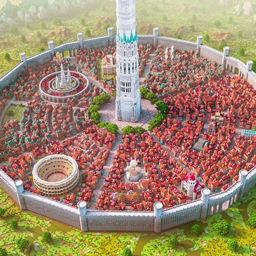 [FREEBIE!] ORARIO 2.0 - Danmachi Anime City Map by Varuna (4 Buildings) logo