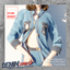 Rolled Up Sleeves Bare Side Oversized Denim Jacket logo