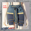Lace Up Belt Bodycon Denim Miniskirt logo