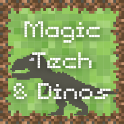 Magic, Tech, and Dinos logo